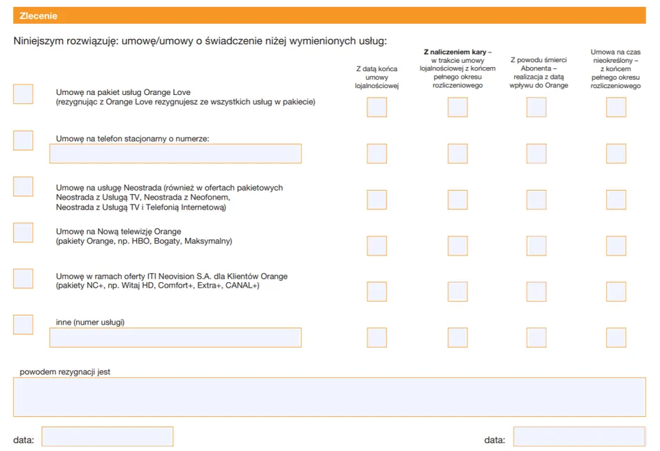 Czy można odstąpić od umowy zawartej w salonie Orange? Sprawdź, co musisz wiedzieć