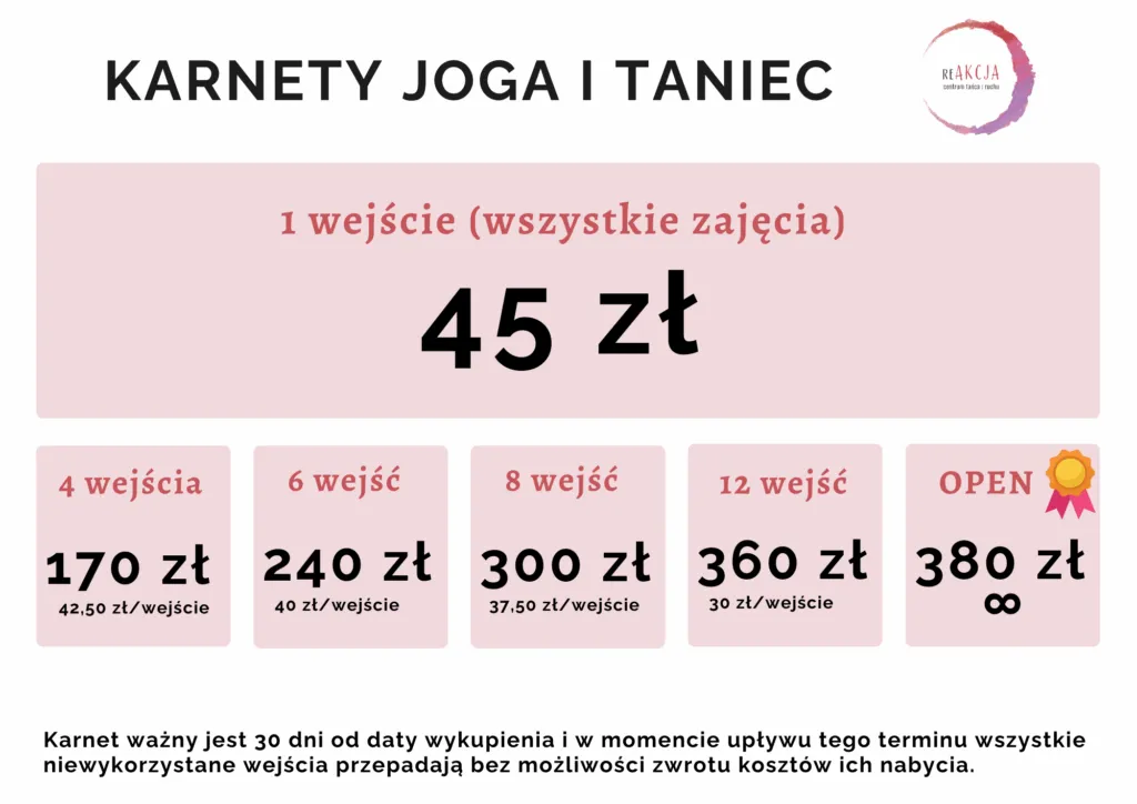 Joga: ile kosztuje? Cennik, karnety, online i jak oszczędzać.