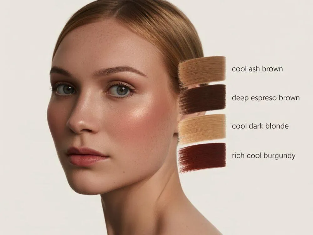 Jaki kolor włosów dla cery naczynkowej? Chłodne tony to sekret