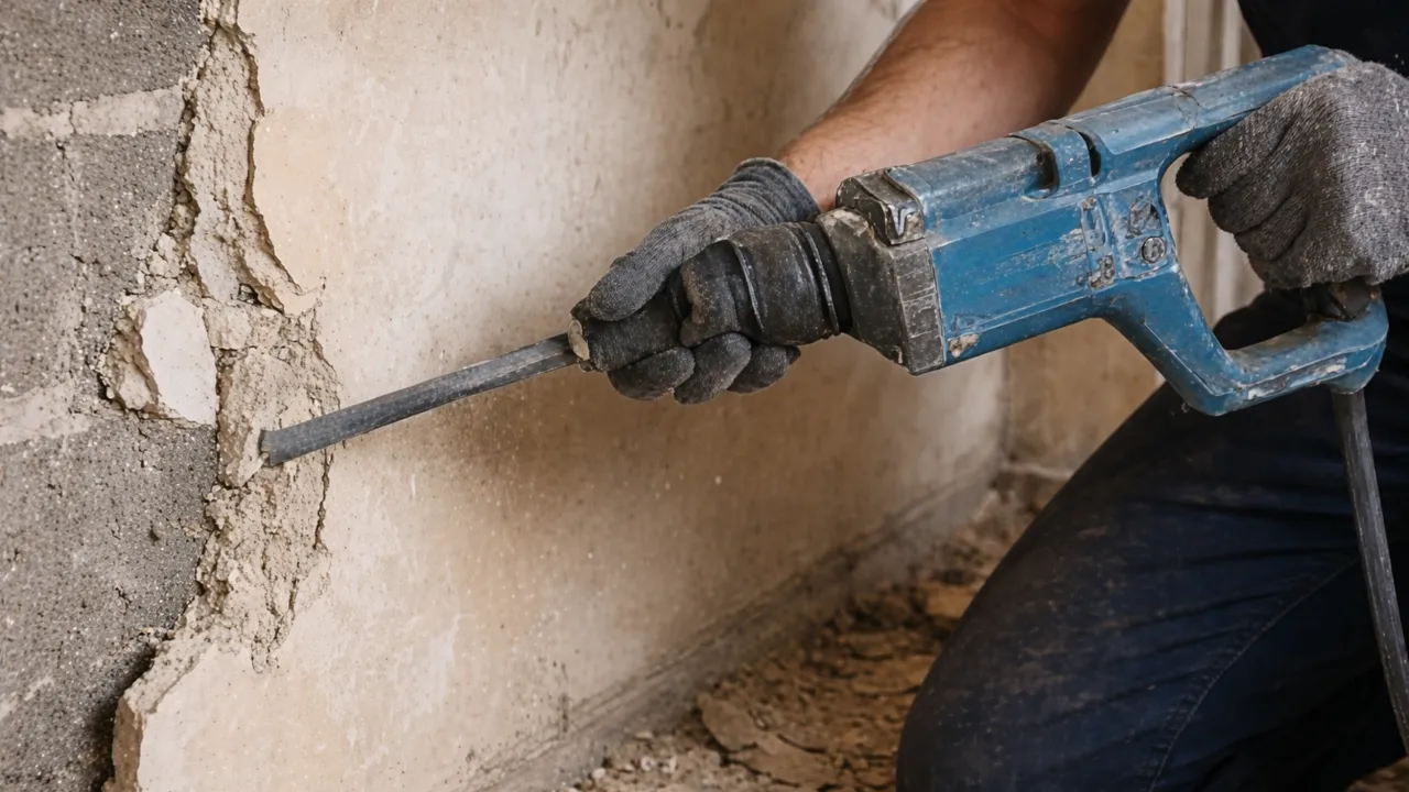 Jak usunąć tynk dekoracyjny ze ściany? Prosty poradnik DIY