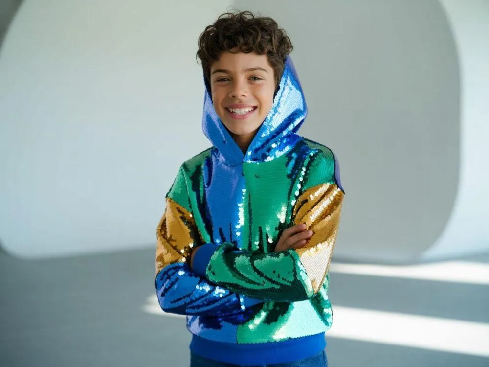 Stylowe bluzy chłopięce z cekinami – idealne na każdą okazję Stylowe bluzy chłopięce z cekinami – idealne na każdą okazję