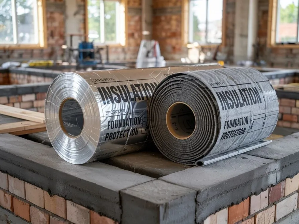 Izolacja pozioma fundamentów folia czy papa - co wybrać w 2025 roku?