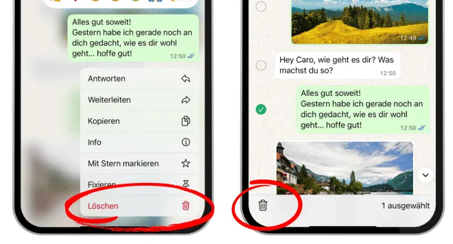 WhatsApp Nachrichten löschen: Fristen, Tipps & Speicher sparen