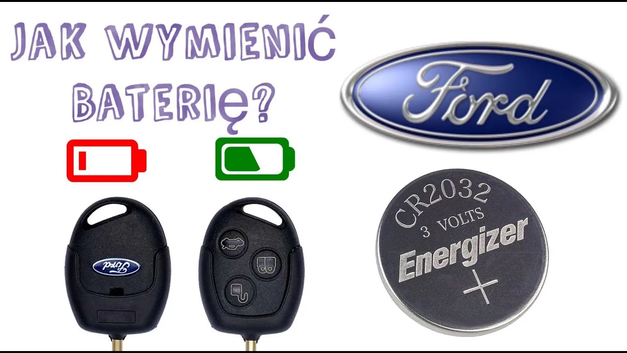 Wymiana baterii w kluczyku Ford Focus MK1 - prosta instrukcja krok po kroku