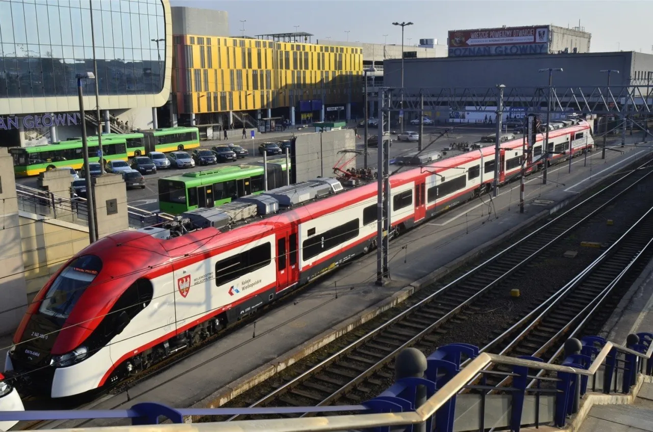 Rozkład jazdy Koleje Wielkopolskie: Pociągi Konin Poznań i ich godziny