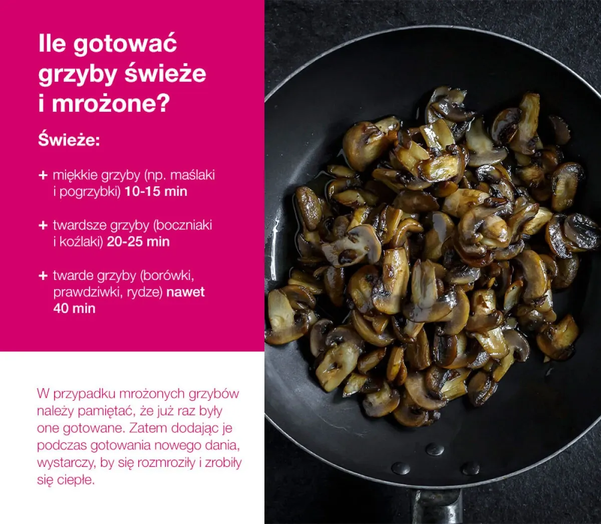 Ile gotuję się grzyby: dokładny czas gotowania dla najlepszego smaku