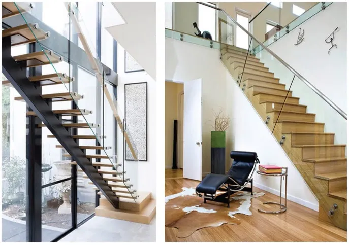 Schody dwubiegowe z podestem - projektowanie i instalacja