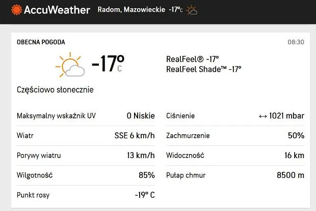 Ile jest stopni w Radomiu? Sprawdź aktualną temperaturę dzisiaj