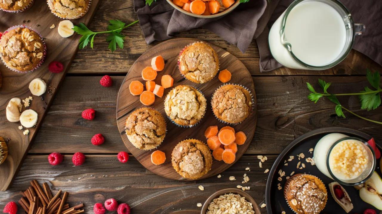 Muffinki marchewkowo-jabłkowe: zdrowa przekąska dla dzieci i dorosłych