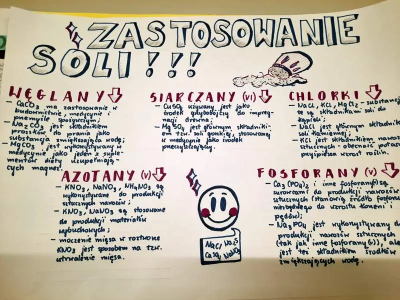 Jakie są sole w chemii? Odkryj ich właściwości i zastosowania
