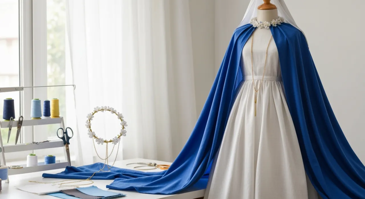 Strój Maryi DIY: Prosty poradnik bez szycia | Szybko i tanio!