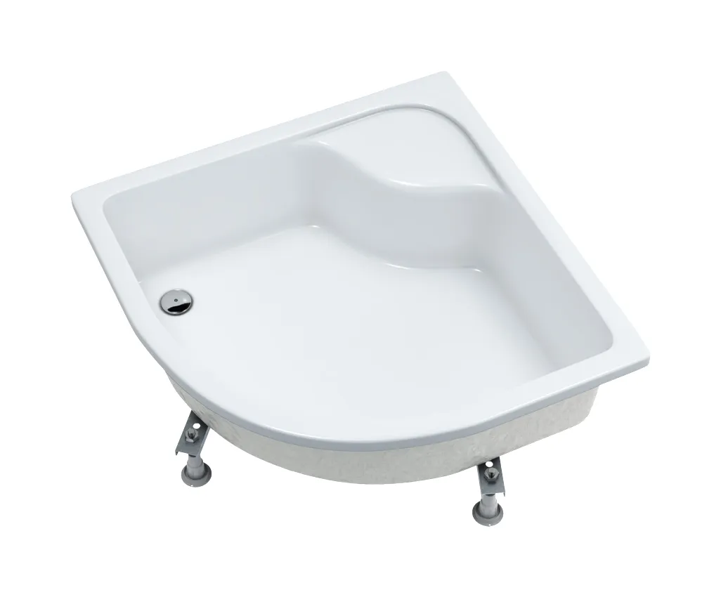 Brodzik 90x90 półokrągły konglomerat – idealne rozwiązanie do łazienki