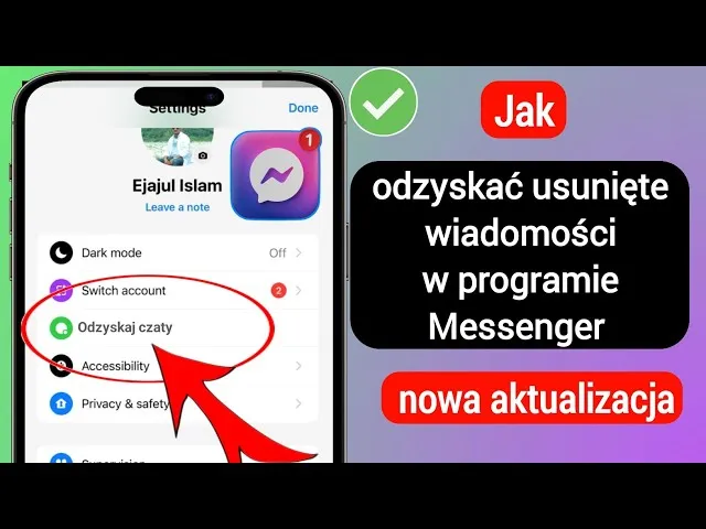 Jak odzyskać usunięte wiadomości z Messengera – skuteczne metody krok po kroku