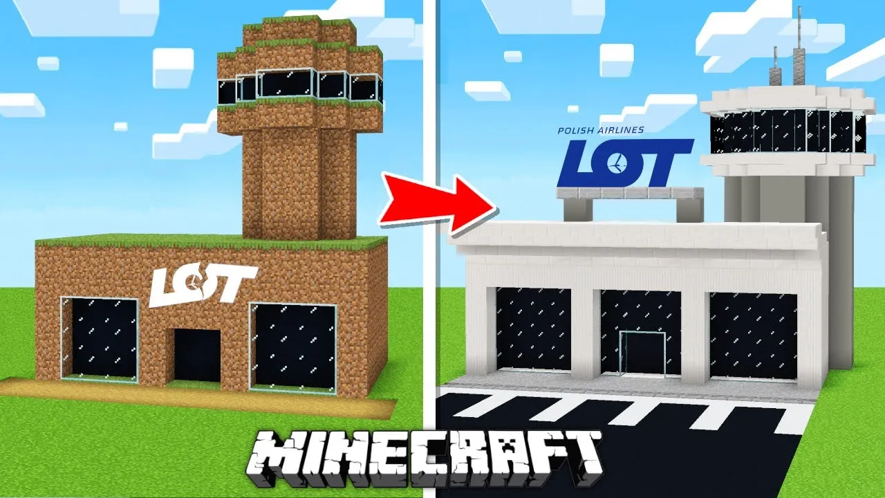 Jak zbudować lotnisko w Minecraft: unikaj najczęstszych błędów
