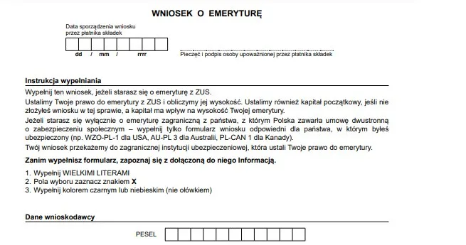 Ile wcześniej można złożyć wniosek o emeryturę? Uniknij błędów!