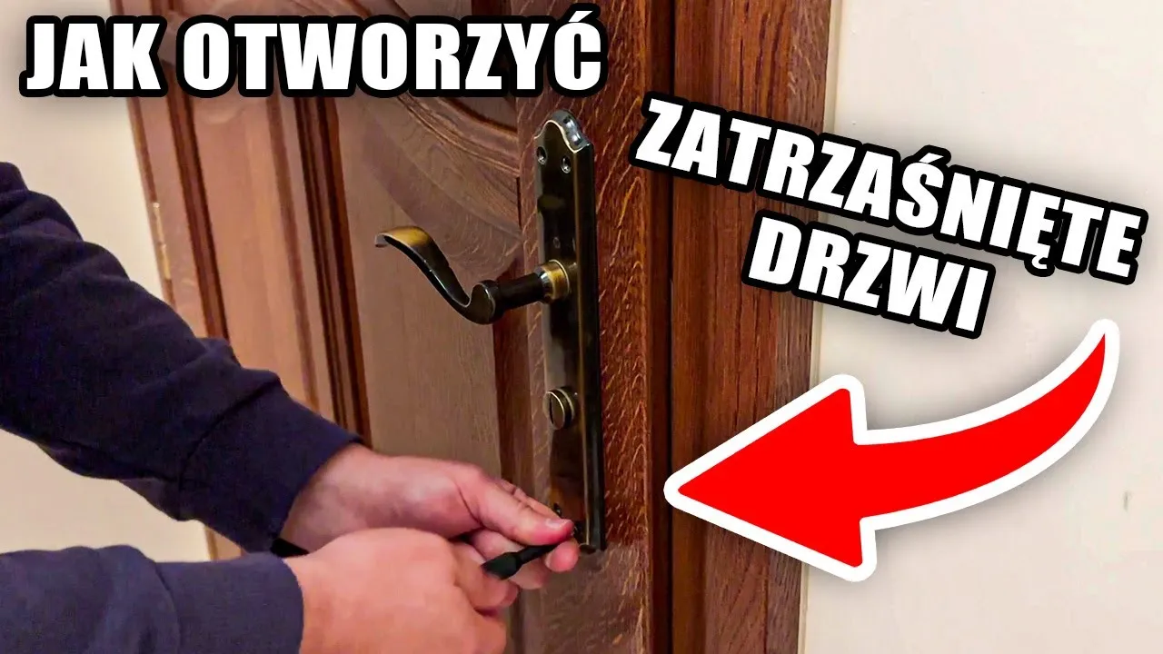 Zatrzasnąłeś drzwi? Jak otworzyć zamek krok po kroku (domowe sposoby)