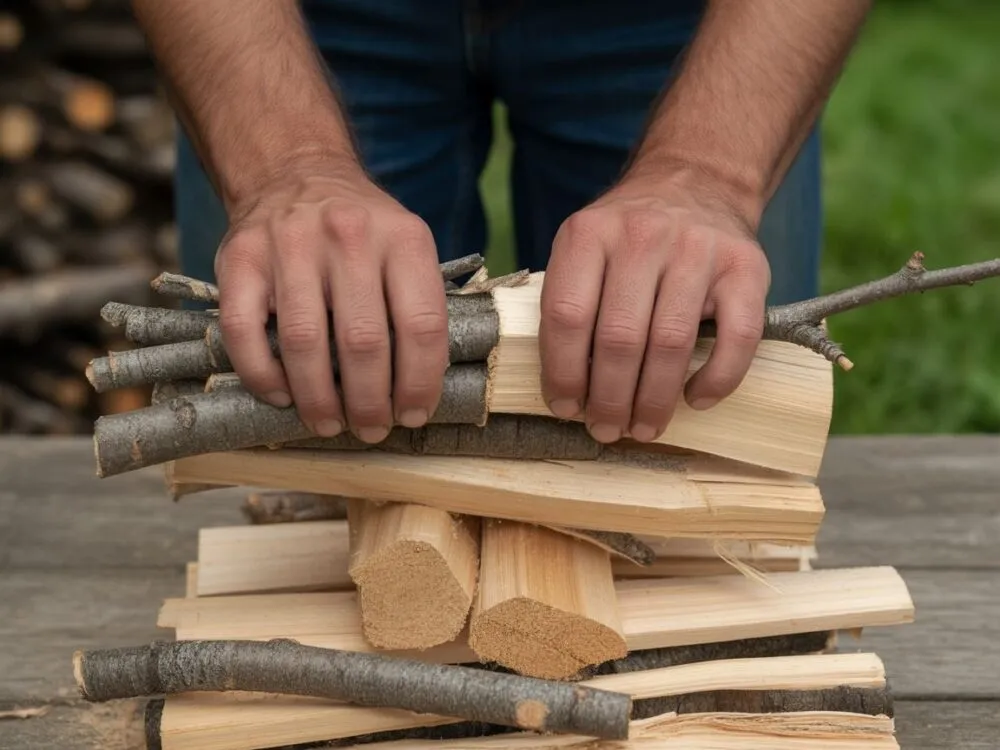 Jak zrobić brykiet z gałęzi – tani i ekologiczny sposób na opał w domu