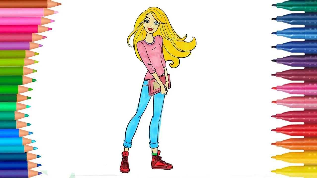 Jak narysować Barbie łatwo i szybko - krok po kroku dla każdego