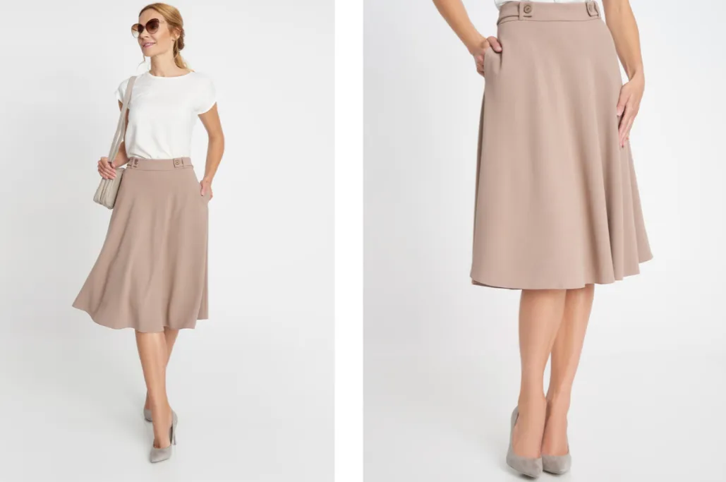 Jaką spódnicę na wystający brzuch wybrać, by wyglądać szczuplej?