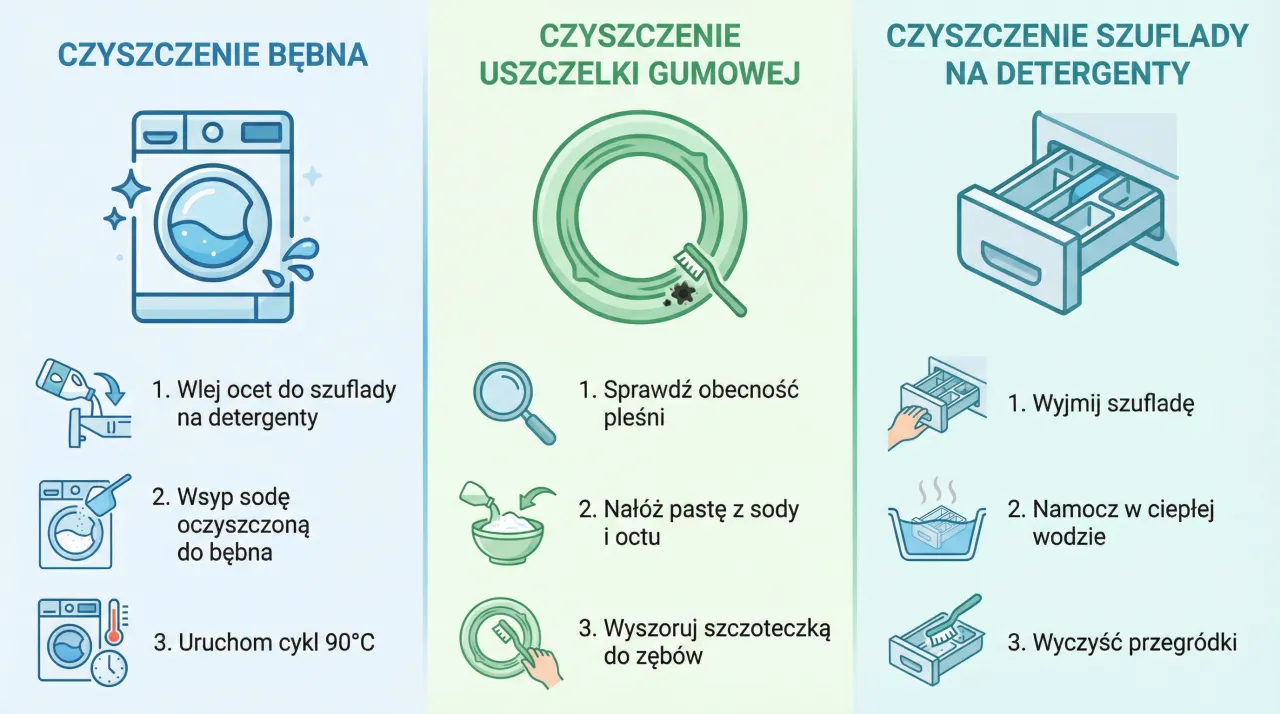 Jak dbać o pralkę? Prosty przewodnik po czyszczeniu i konserwacji