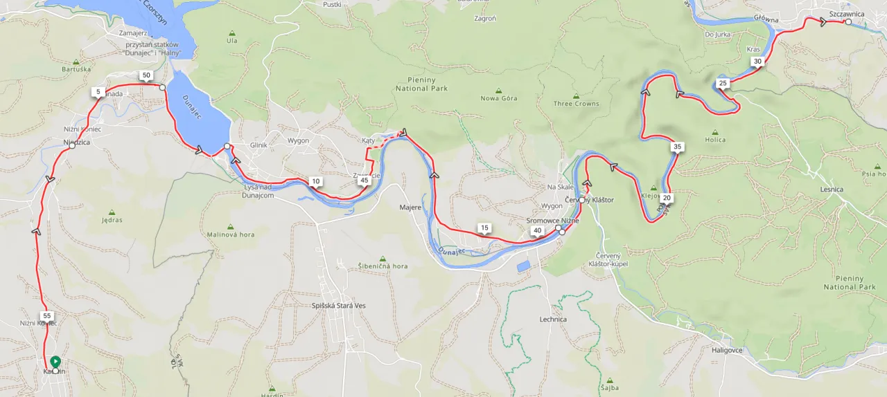 Najlepsze trasy rowerowe w Szczawnicy: długość, trudność i atrakcje na szlaku