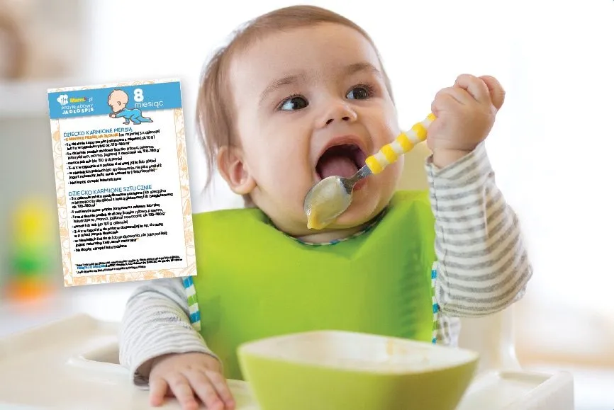 Ile posiłków dla 8-miesięcznego dziecka? Kompletny plan żywienia