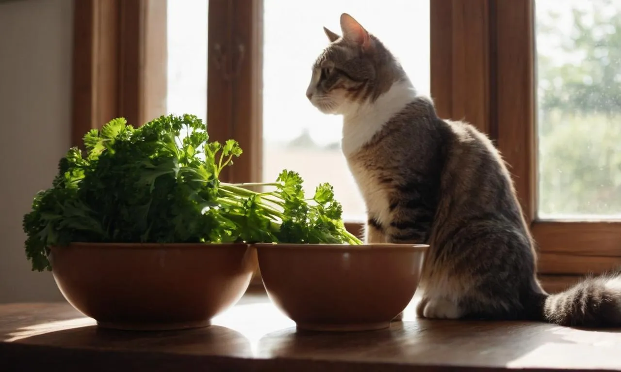 Czy koty mogą jeść pietruszkę? Bezpieczeństwo i skutki zdrowotne