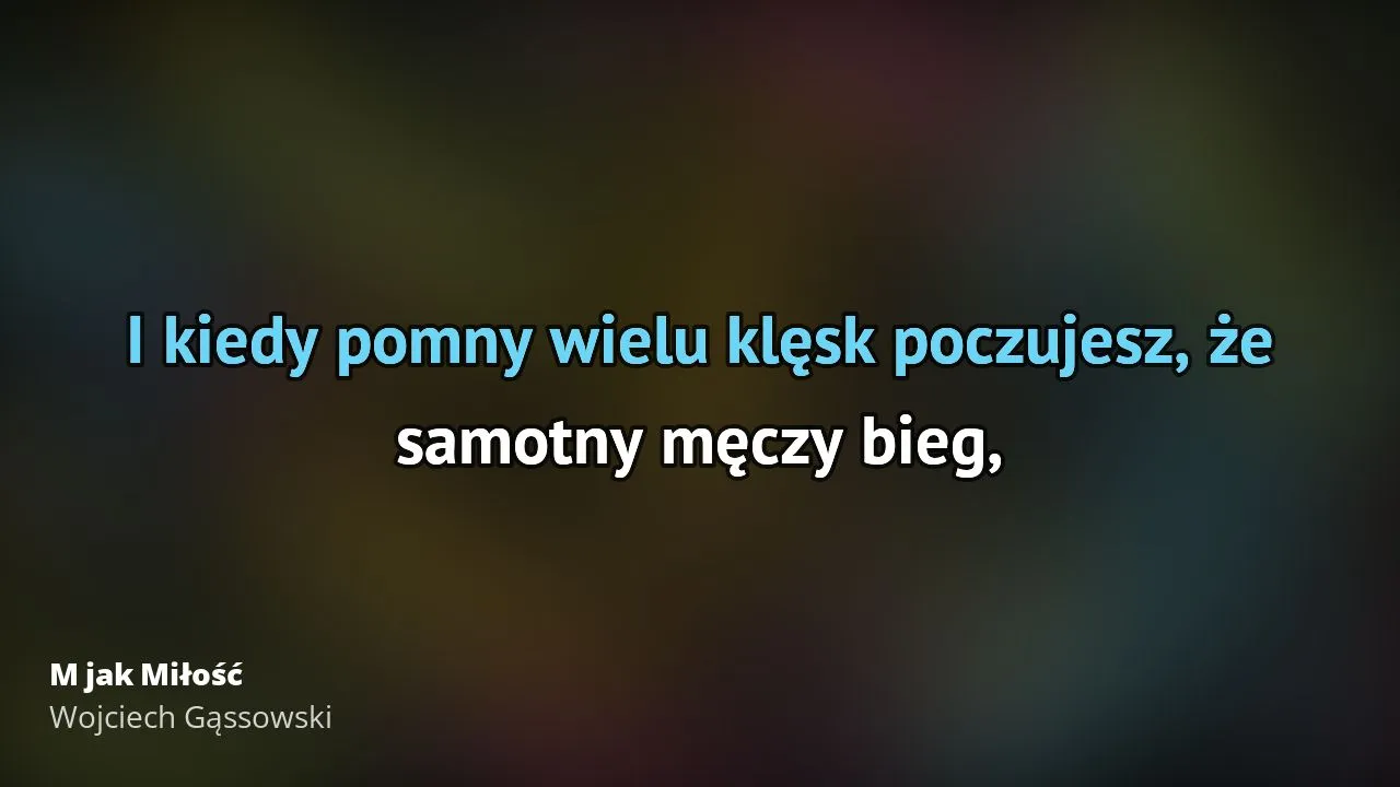 Tekst piosenki m jak miłość - odkryj emocje i znaczenie utworu