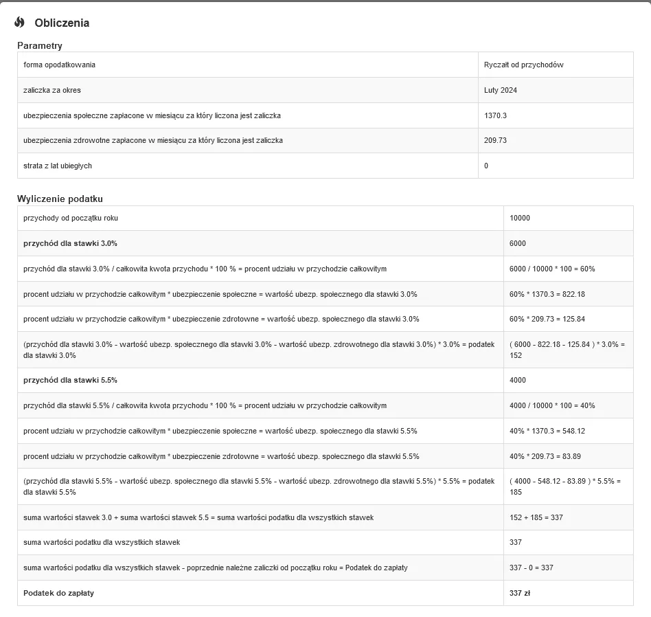 Jak obliczyć ryczałt przykład - proste kroki do uniknięcia błędów