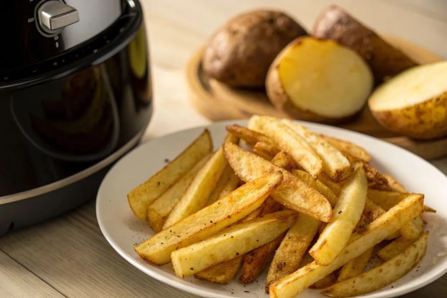 Jak zrobić chrupiące frytki w air fryer? Czas i temperatura