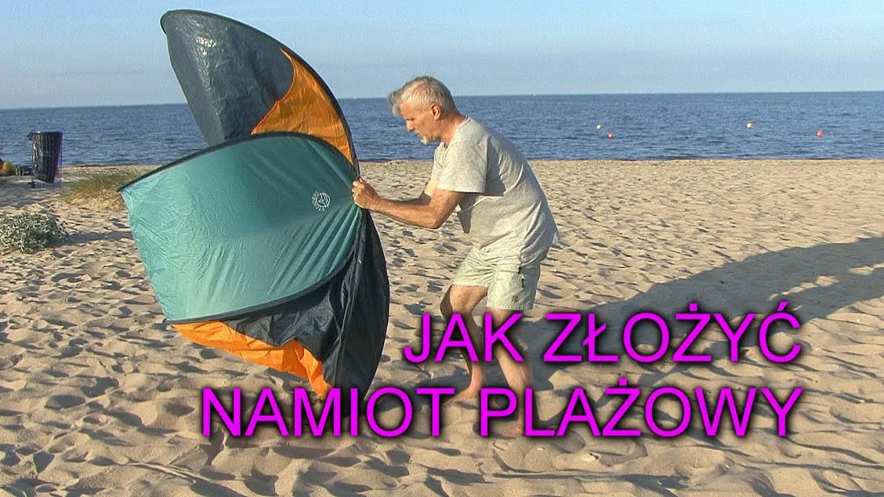 Jak łatwo i szybko złożyć namiot plażowy Crivit – proste kroki bez błędów