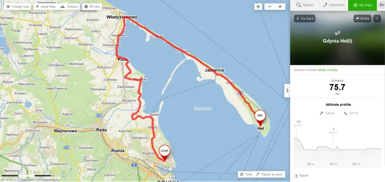 Jastarnia Hel ile km? Sprawdź różnice w odległości i trasach