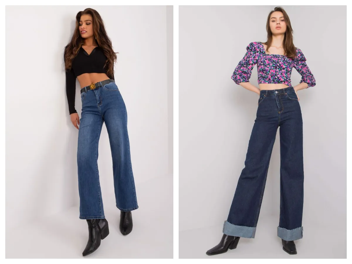 Szerokie jeansy: jaką bluzkę dobrać? Porady i gotowe stylizacje