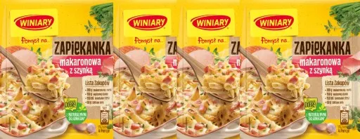 Szybka zapiekanka makaronowa z szynką i serem Winiary, którą pokochasz