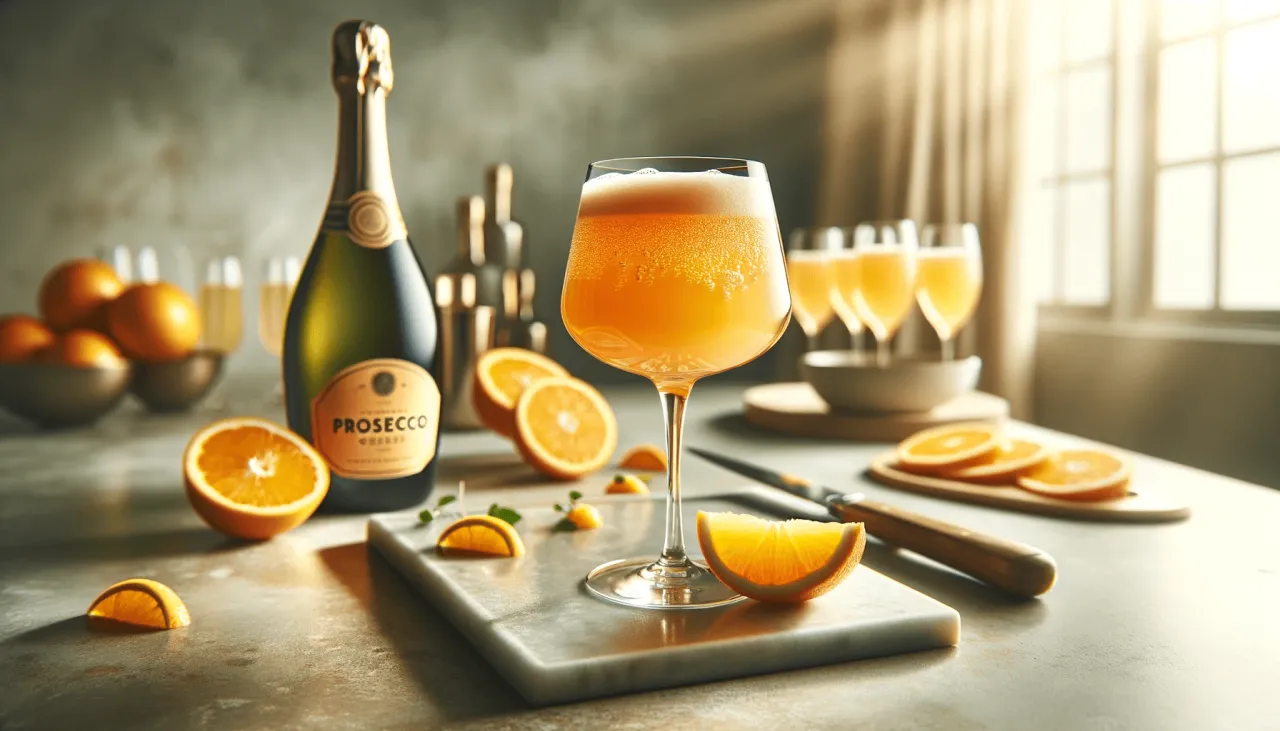 Idealny drink z prosecco i sokiem pomarańczowym - prosty przepis na Mimozę