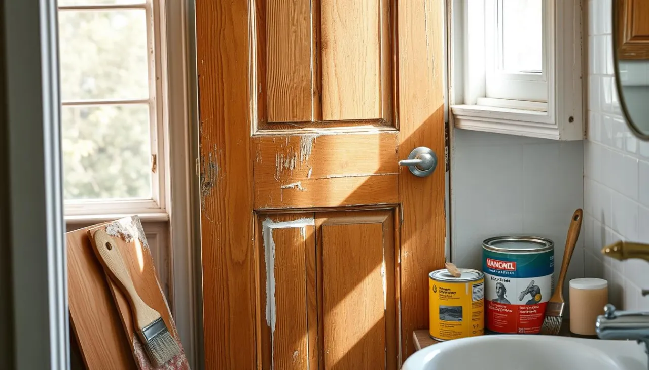 Jak malować drzwi do łazienki, aby uniknąć zacieków i smug