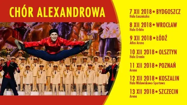 Ile trwa koncert Chóru Aleksandrowa? Sprawdź czas trwania