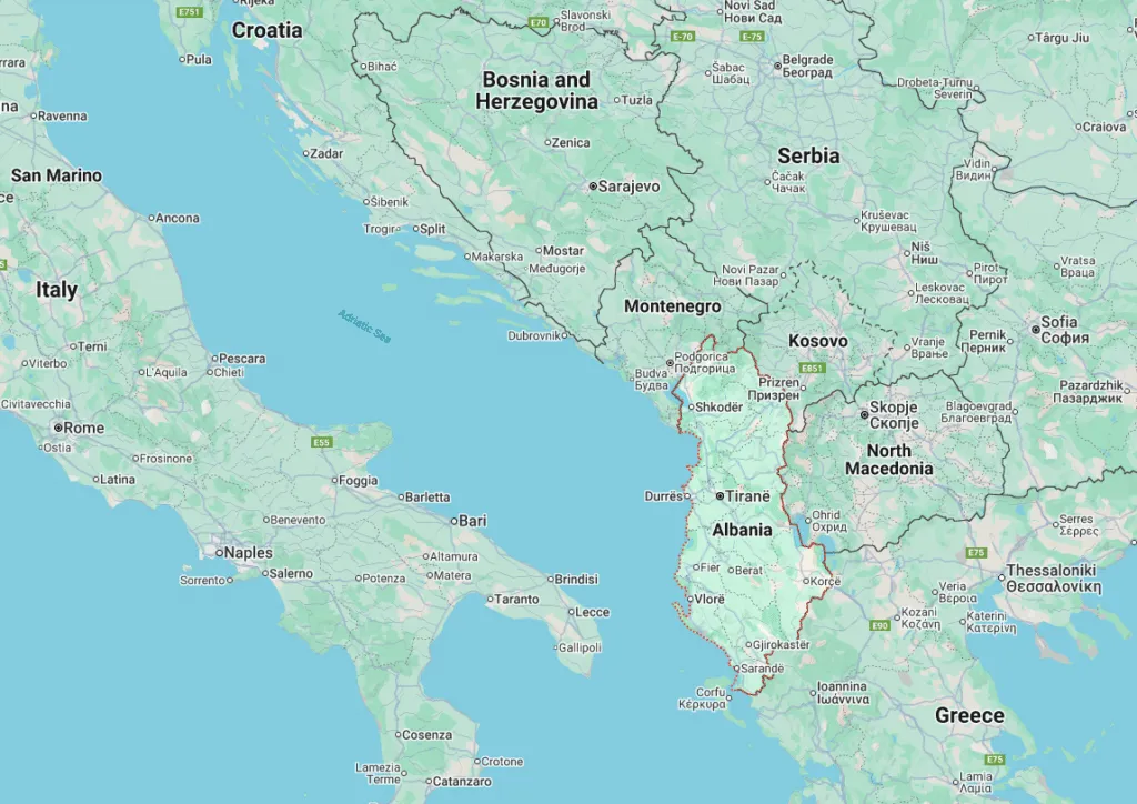 Albania na mapie świata: gdzie leży ten fascynujący kraj?