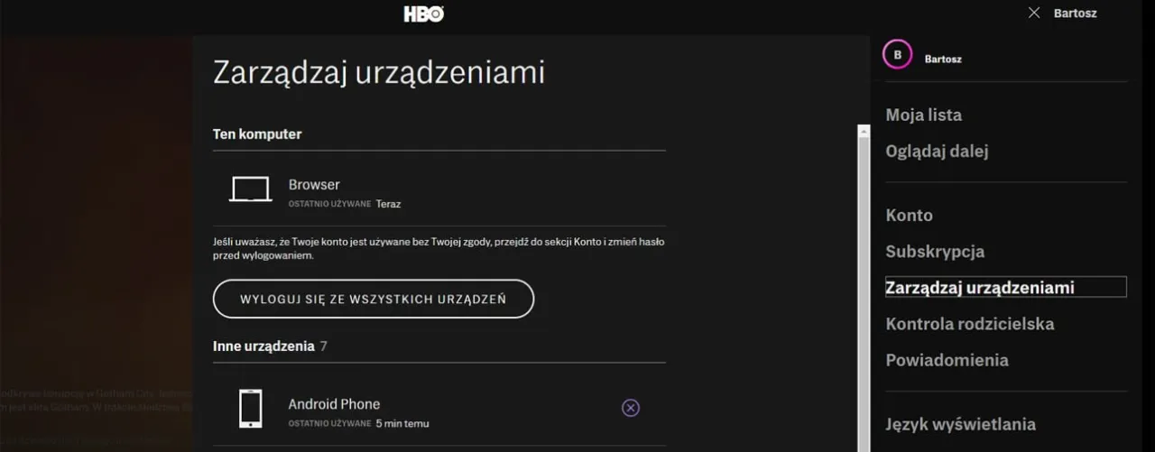 Jak wylogować się z HBO Max i zabezpieczyć swoje konto przed dostępem