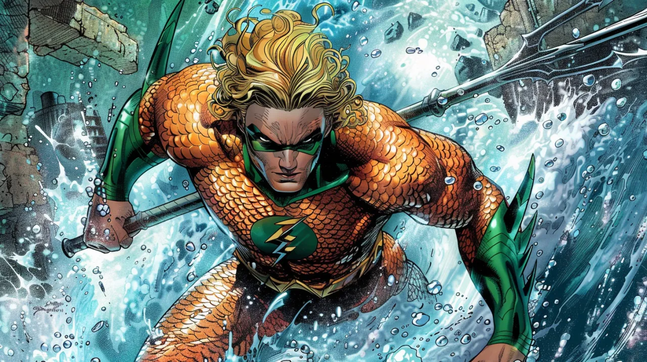 Komiks Aquaman - recenzja przygód superbohatera z morskimi mocami.