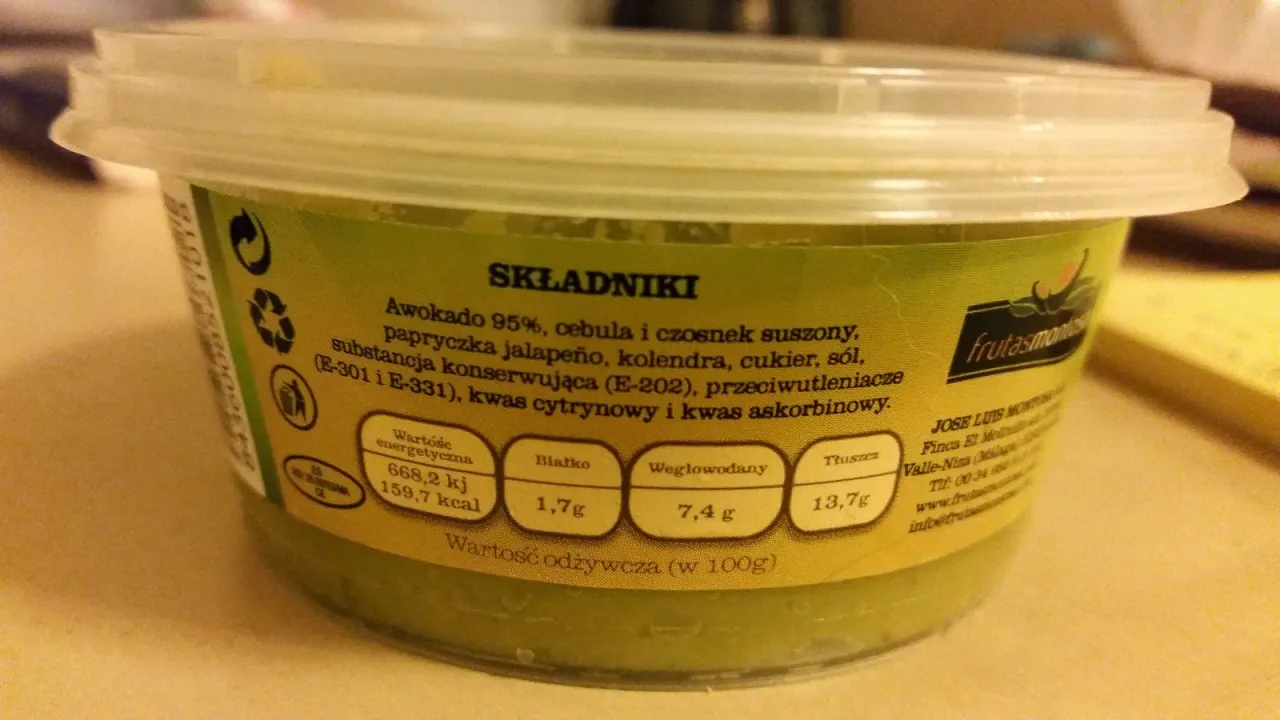 Czy guacamole z Biedronki jest zdrowe? Sprawdź skład i właściwości