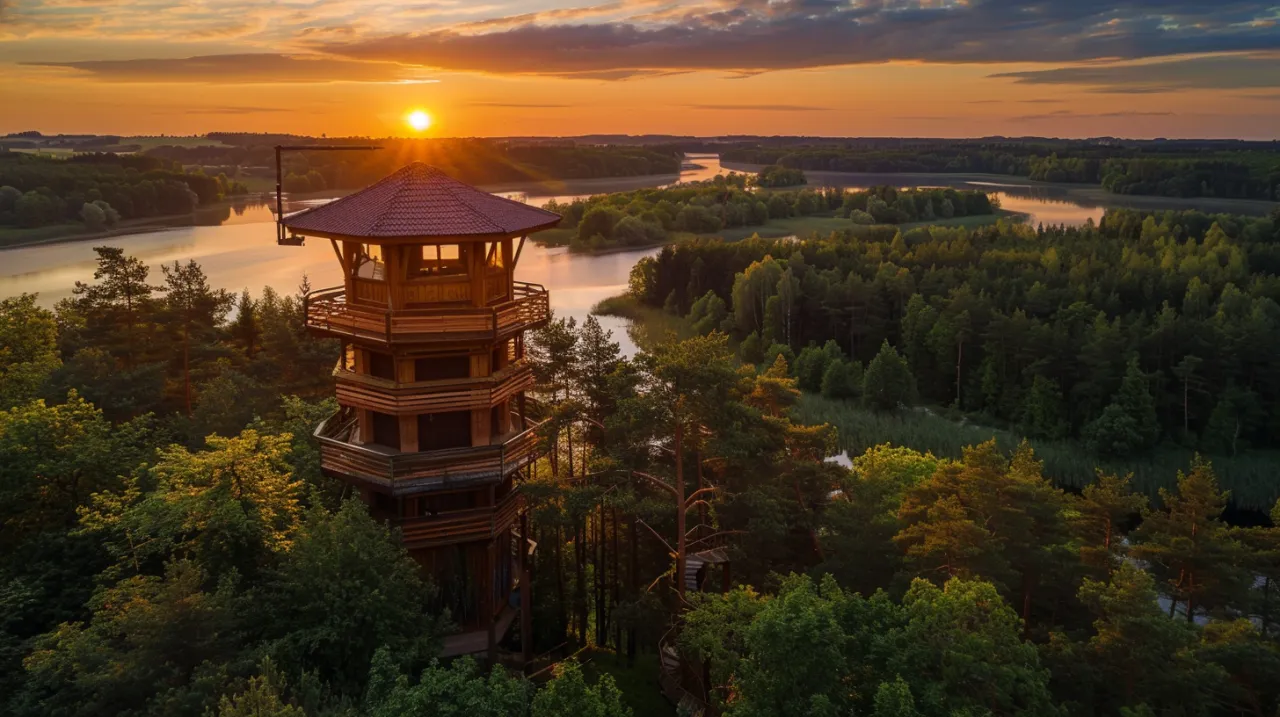 Wieża widokowa Mikołajki: Czy panorama Mazur jest warta wspinaczki?