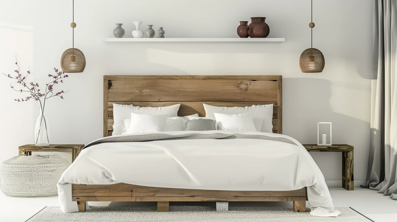 Stylowe dekoracje nad łóżko do sypialni: Odkryj modne trendy