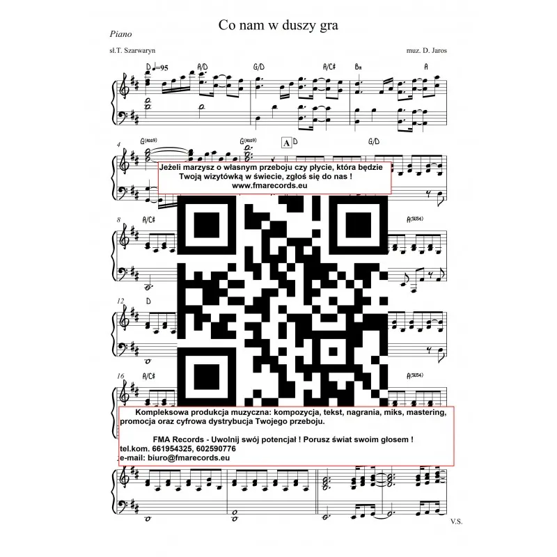 Co nam w duszy gra podkład muzyczny - gdzie znaleźć i jak użyć