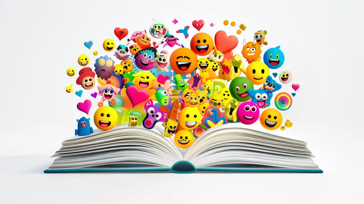 Książka Emoji - obrazki, które mówią więcej niż słowa: jakie emocje wyrażają?