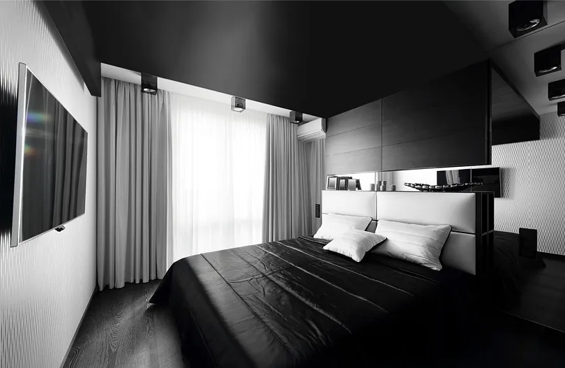 Ciemny sufit w salonie: Odważny trend w aranżacji wnętrz