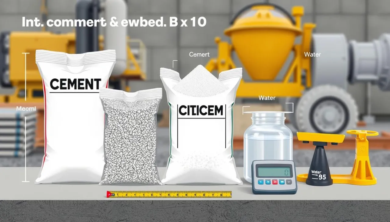 Ile cementu na m3 betonu B10 - uniknij błędów w obliczeniach