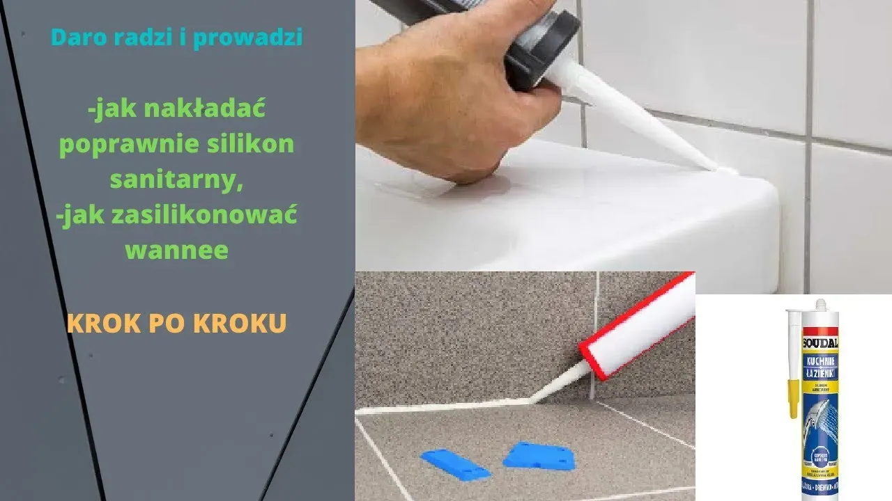 Jak kłaść silikon na kafelki, aby uniknąć pęknięć i problemów