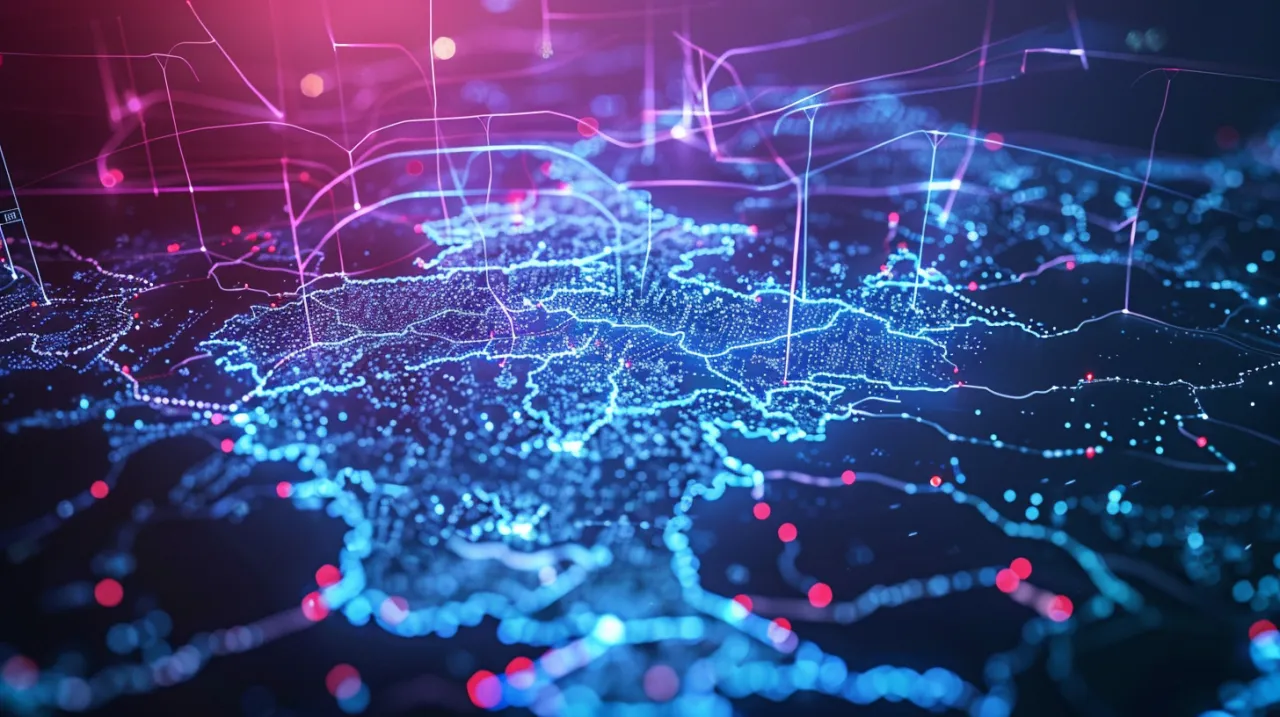 Mapa KSE – Krajowa sieć elektroenergetyczna i jej zasięg