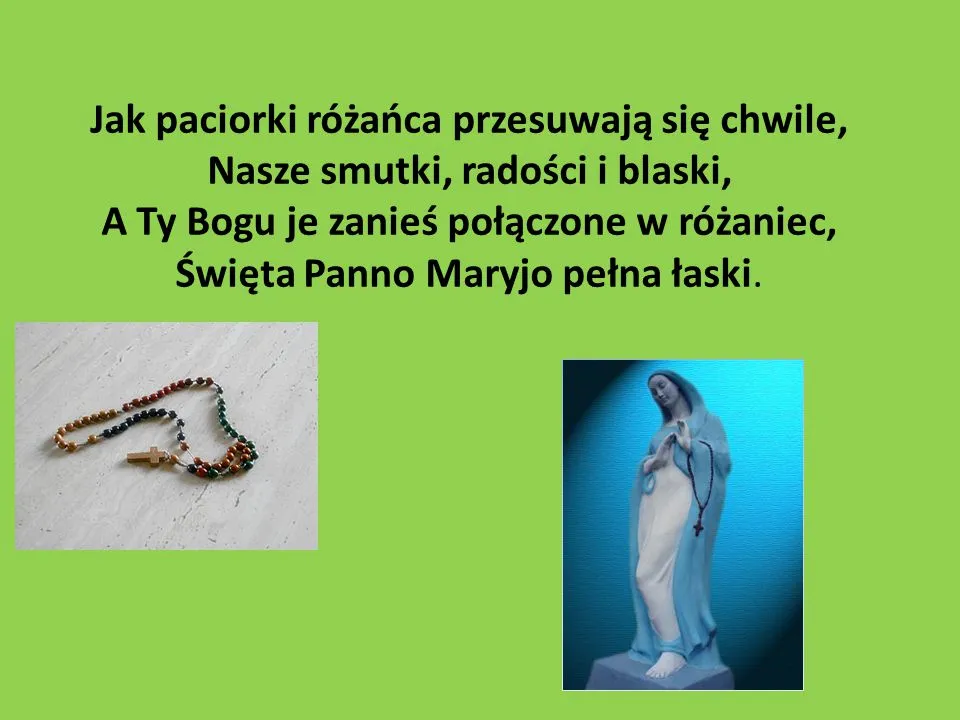 Kompletny tekst piosenki Jak paciorki różańca - wszystkie zwrotki i refren